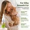 image:imagePecute SelfCleaning Steam Dog Cat Brush amp Leavein Conditioner Cool Mist  Smoothing amp hair removal Skinfriendly Shedding control For wateranxious pets 2 spray modes XL tank 240min runtimeGreen120ml