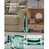 image:imagePecute Cat Carrier Stable Pet Carrier with Privacy PartitionLight Blue  Safe For Car Travel Stable Steel Frame SoftSided Pet Carrier Bag For Dogs And Cats Up To 11lbs Foldable DesignLight Green