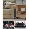 image:imagePecute Cat Carrier Stable Pet Carrier with Privacy PartitionLight Blue  Safe For Car Travel Stable Steel Frame SoftSided Pet Carrier Bag For Dogs And Cats Up To 11lbs Foldable DesignDark Gray
