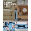 image:imagePecute Cat Carrier Stable Pet Carrier with Privacy PartitionLight Blue  Safe For Car Travel Stable Steel Frame SoftSided Pet Carrier Bag For Dogs And Cats Up To 11lbs Foldable DesignLight Blue
