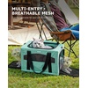 image:imagePecute Cat Carrier Stable Pet Carrier with Privacy PartitionLight Blue  Safe For Car Travel Stable Steel Frame SoftSided Pet Carrier Bag For Dogs And Cats Up To 11lbs Foldable DesignLight Green