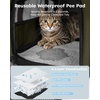 image:imagePecute Cat CarrierTop Expandable Dog Crate for Travel Green  5mm AntiCollapse Steel Frame Soft Mesh Vet Visits Foldable Travel CrateOutdoor Hammock Leakproof Pee Pad amp BowlGreen